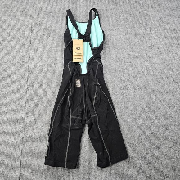 Arena Powerskin Impulso OB Womens 26 Black Teal Tech Suit Racing Swimsuit Active - Picture 2 of 7